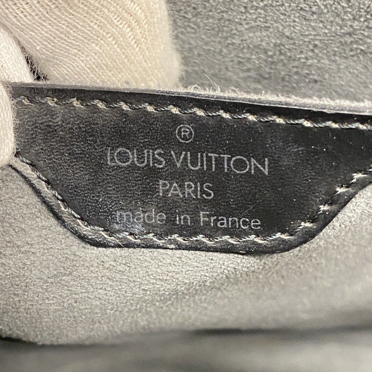 Louis Vuitton Handbag Epi Saint Jacques Noir — view 5