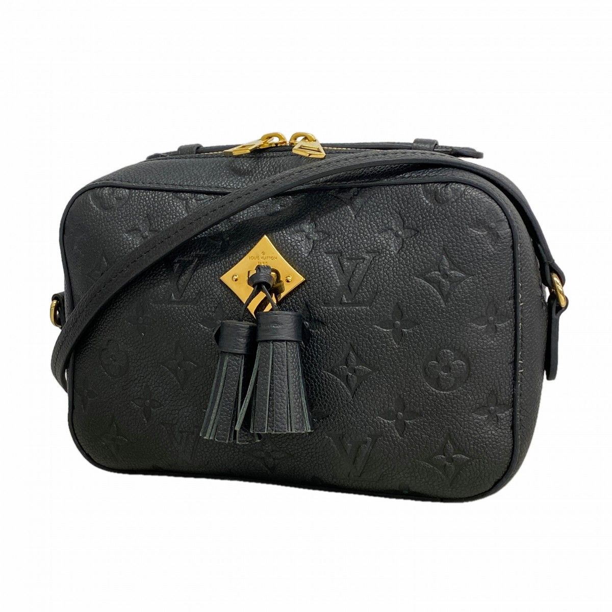 Louis Vuitton Handbag Monogram Empreinte Saintonge Noir 2-Way