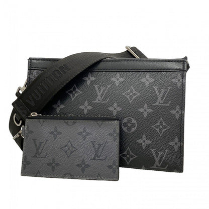 Louis Vuitton Shoulder Bag Monogram Eclipse Gaston Wearable Wallet Black