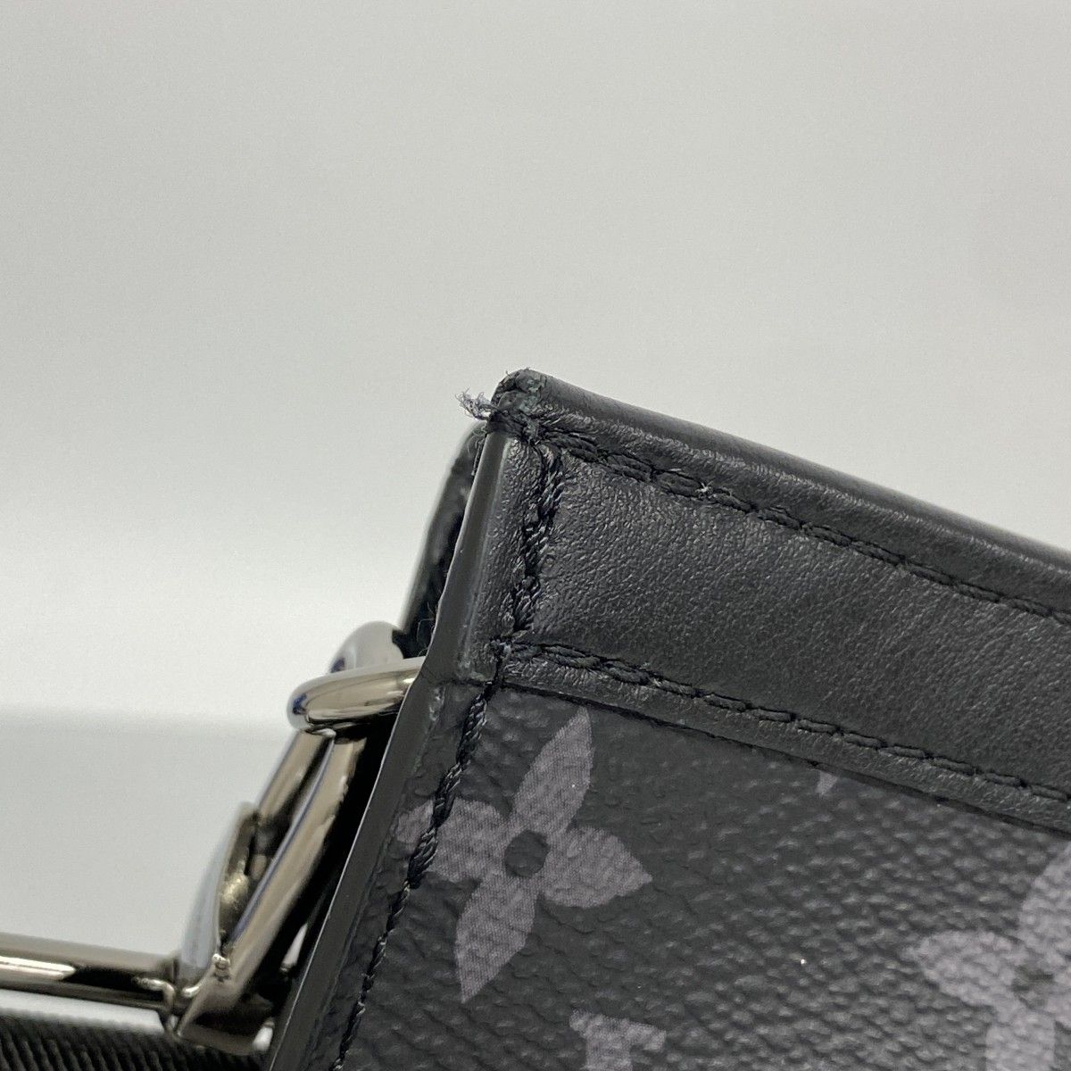 Louis Vuitton Shoulder Bag Monogram Eclipse Gaston Wearable Wallet Black — view 7
