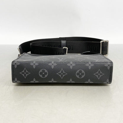Louis Vuitton Shoulder Bag Monogram Eclipse Gaston Wearable Wallet Black — view 3