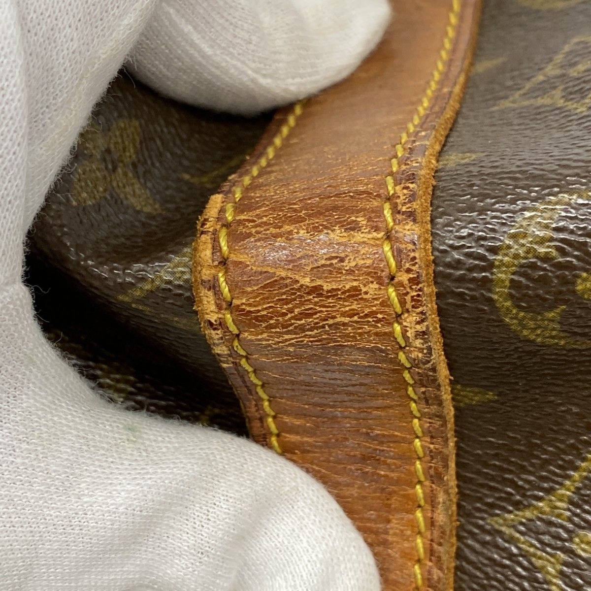 Louis Vuitton Boston Bag Monogram Keepall 55 Brown — view 6