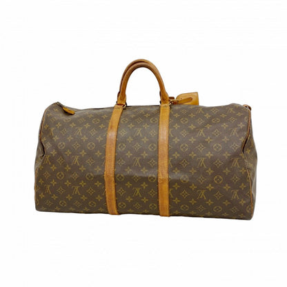 Louis Vuitton Boston Bag Monogram Keepall 55 Brown