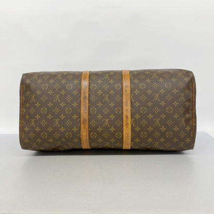 Louis Vuitton Boston Bag Monogram Keepall 55 Brown — view 3