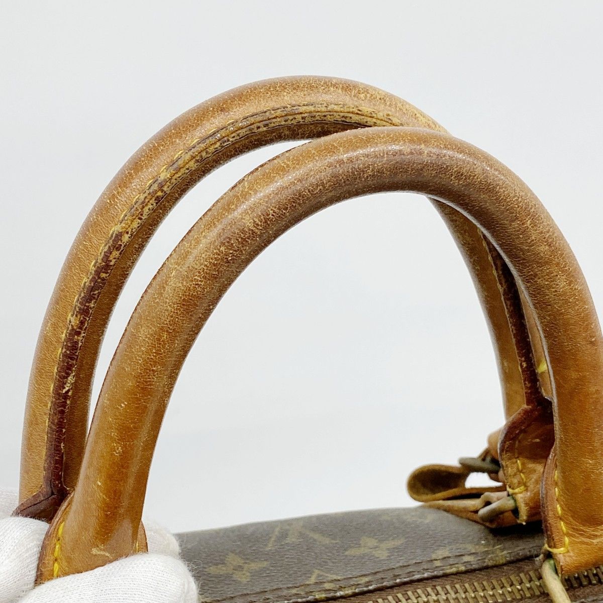 Louis Vuitton Boston Bag Monogram Keepall 55 Brown — view 8