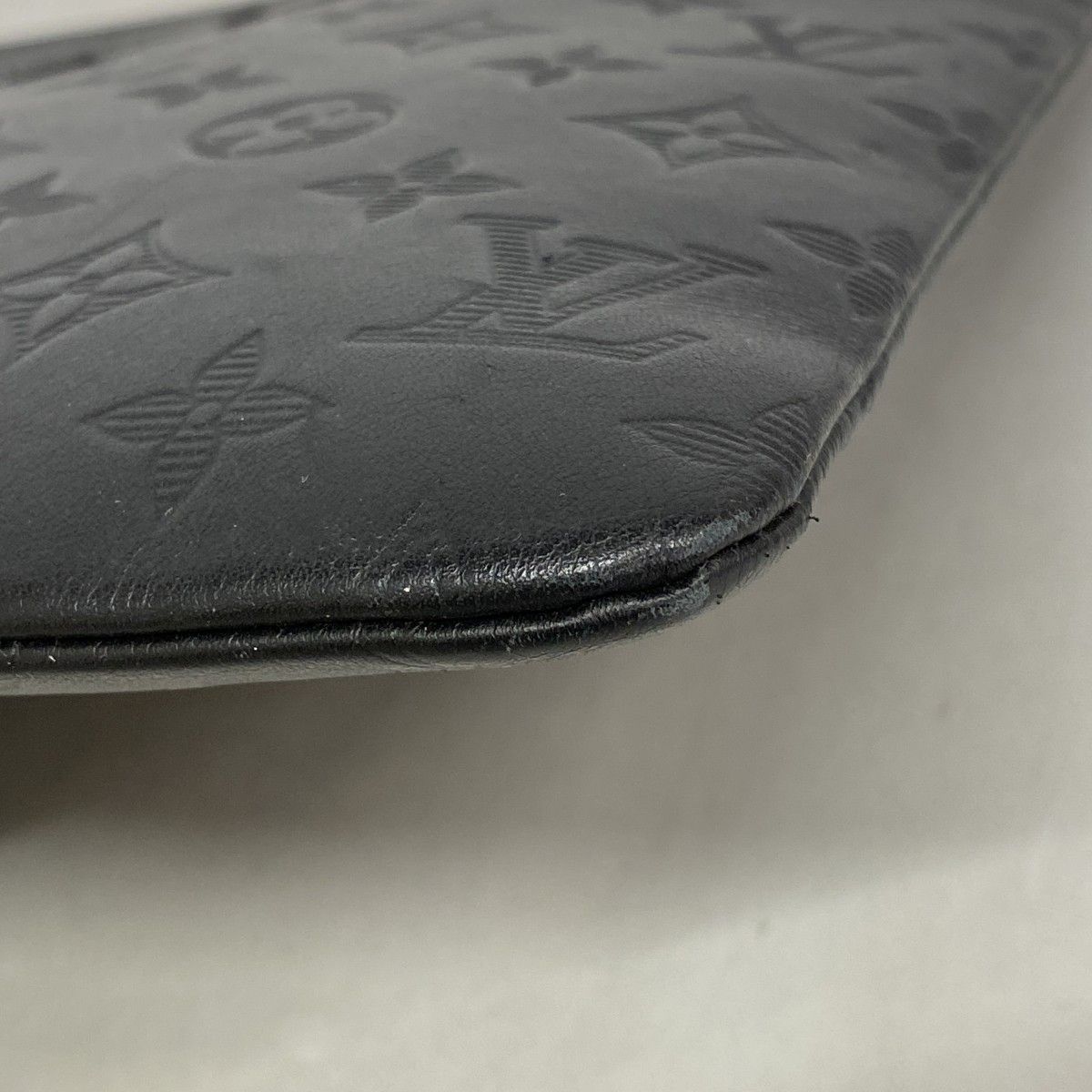 Louis Vuitton Clutch Monogram Shadow Pochette Discovery Black — view 6