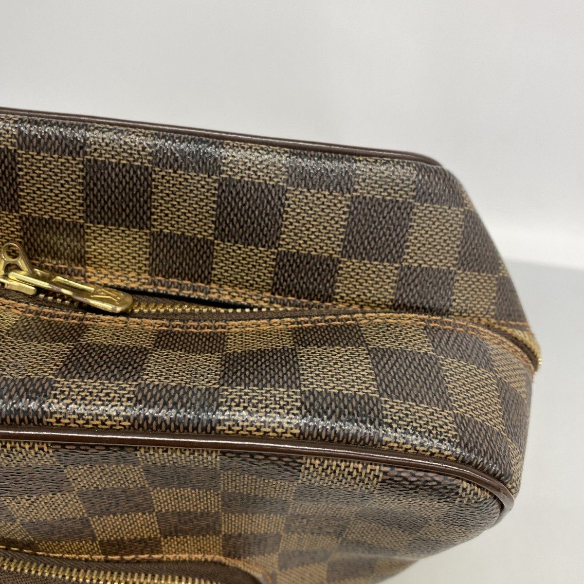Louis Vuitton Shoulder Bag Damier Olaf Ebene — view 9