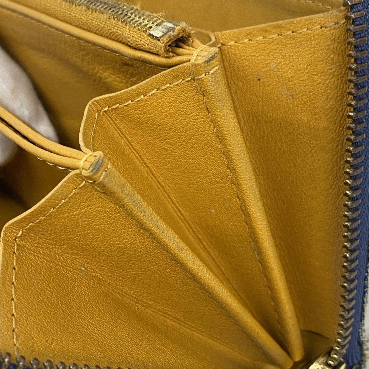 Louis Vuitton Wallet Monogram Denim Zippy Blue — view 7