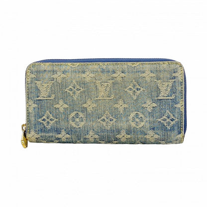 Louis Vuitton Wallet Monogram Denim Zippy Blue