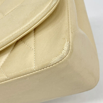Chanel Shoulder Bag Diana Lambskin Beige Gold — view 8
