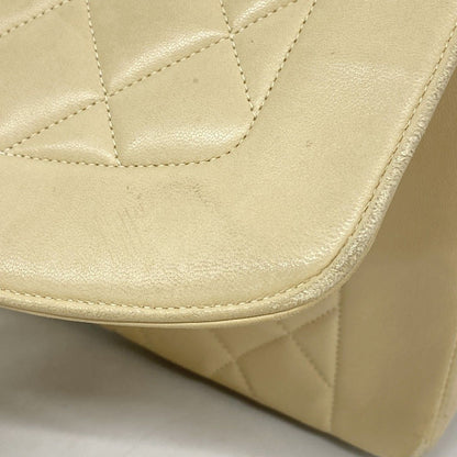 Chanel Shoulder Bag Diana Lambskin Beige Gold — view 9