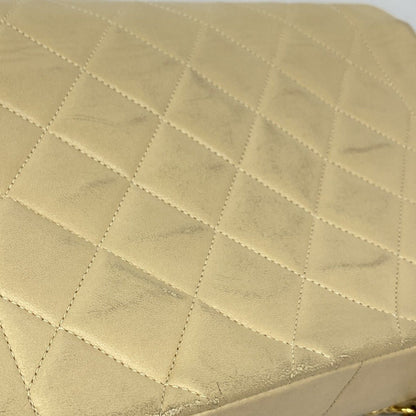 Chanel Shoulder Bag Diana Lambskin Beige Gold — view 6