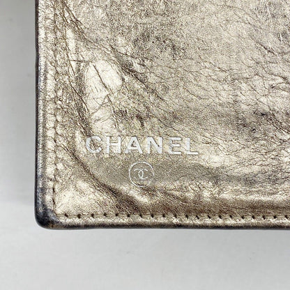 Chanel Wallet 2.55 Calfskin Gold Silver Handbag — view 4