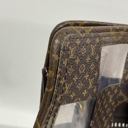 Louis Vuitton Handbag Monogram Chess Sac Plat Brown Clear 2-Way — view 8