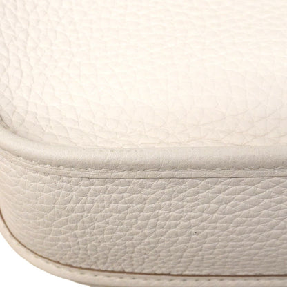 Hermes Shoulder Bag Evelyne TPM Taurillon Clemence Gris Perle Gold — view 6