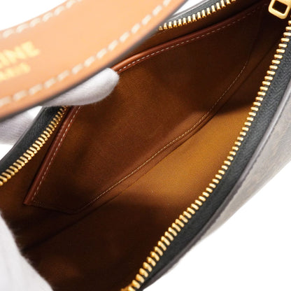 Celine Handbag Triomphe Ava Brown Black Gold — view 4