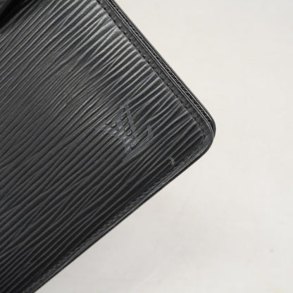 Louis Vuitton Notebook Cover Epi Agenda Noir — view 7