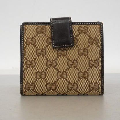 Gucci Wallet GG Canvas Beige Gold — view 9