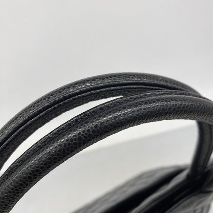 Chanel Tote Reissue Caviar Leather Black Silver — view 7