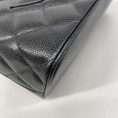 Chanel Tote Reissue Caviar Leather Black Silver — view 6