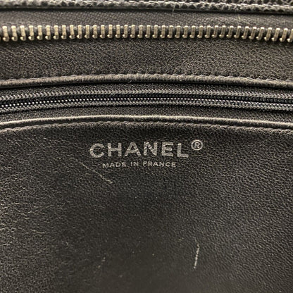 Chanel Tote Reissue Caviar Leather Black Silver — view 5