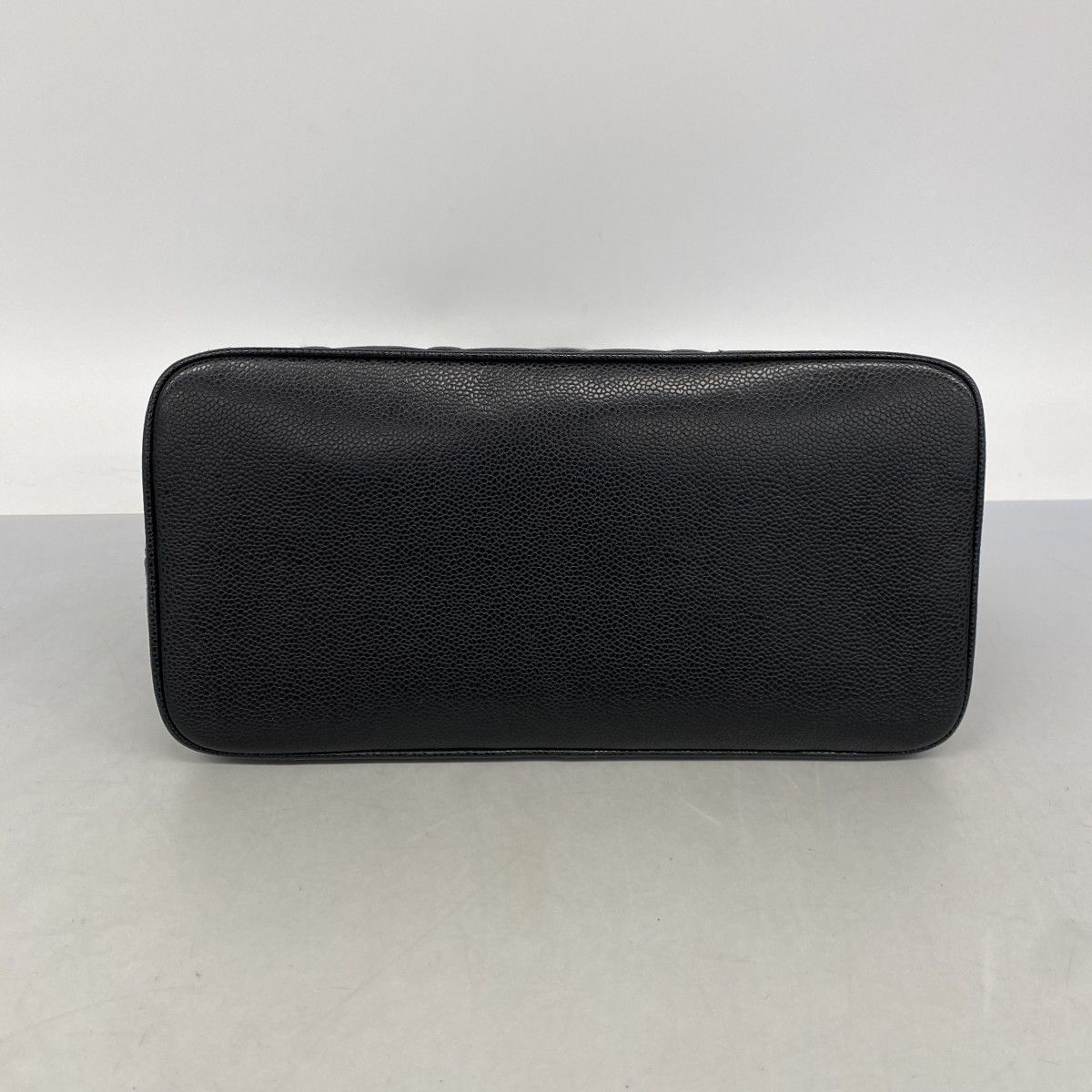 Chanel Tote Reissue Caviar Leather Black Silver — view 3