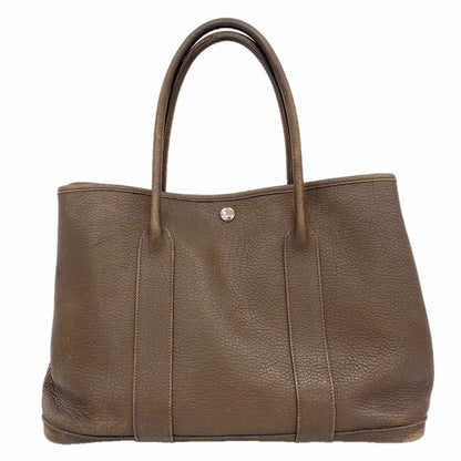 Hermes Tote Garden Party PM Negonda Havana Silver