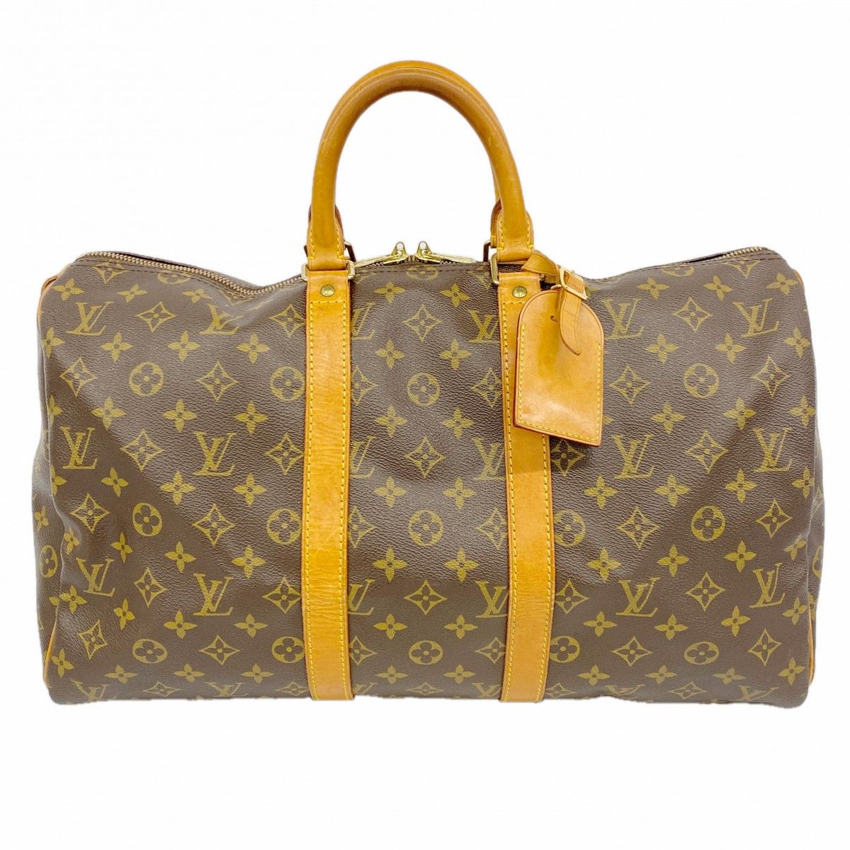 Louis Vuitton Boston Bag Monogram Keepall 45 Brown