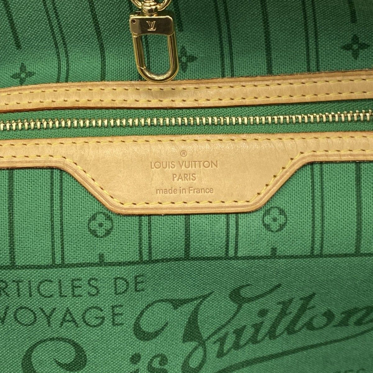 Louis Vuitton Tote Monogram Neverfull My LV Heritage Brown Green — view 5