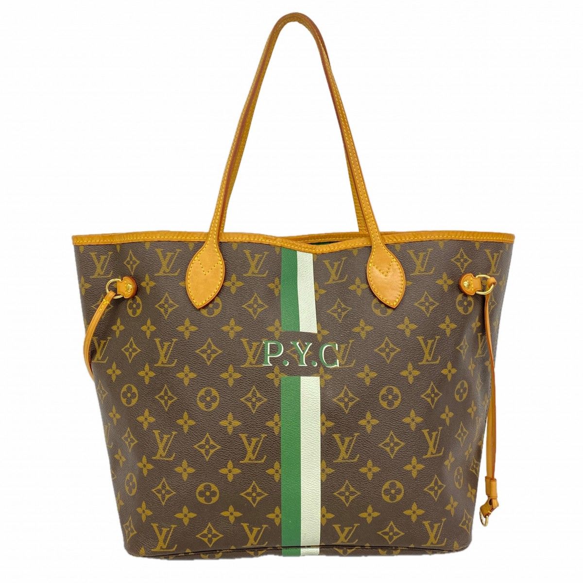 Louis Vuitton Tote Monogram Neverfull My LV Heritage Brown Green