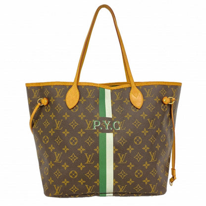 Louis Vuitton Tote Monogram Neverfull My LV Heritage Brown Green