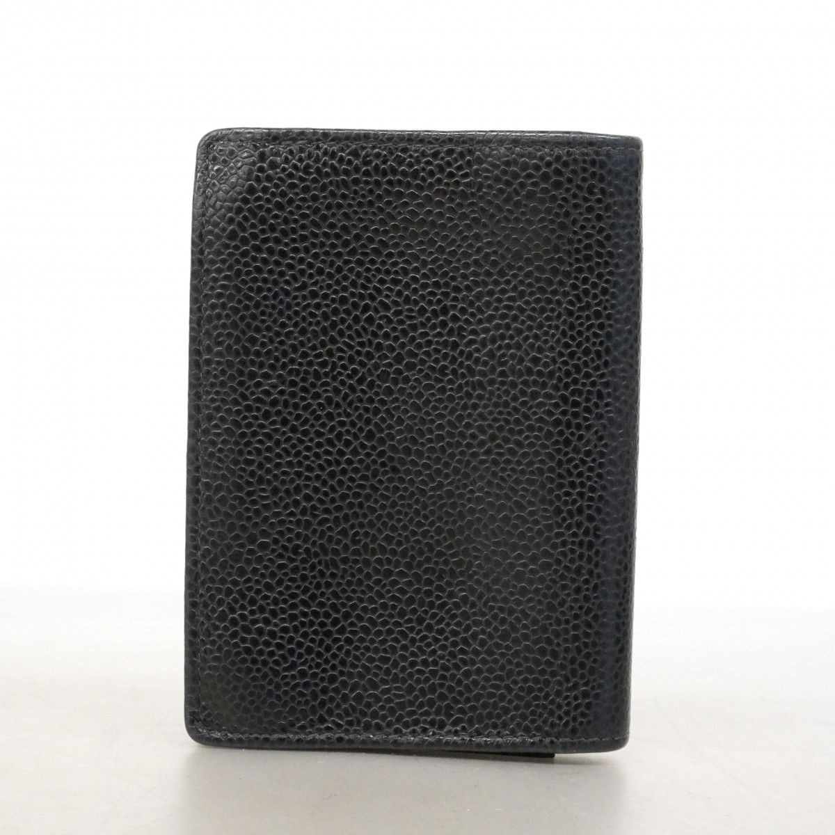 Chanel Card Case Caviar Leather Black — view 9