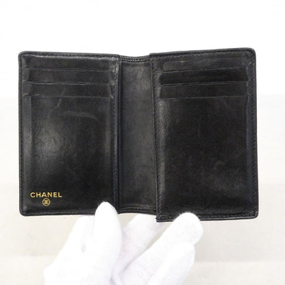 Chanel Card Case Caviar Leather Black — view 3