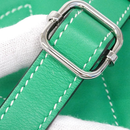 Hermes Shoulder Bag Inzam Poverso Swift Mint Blue Nord Silver — view 8