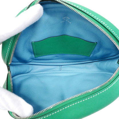 Hermes Shoulder Bag Inzam Poverso Swift Mint Blue Nord Silver — view 4