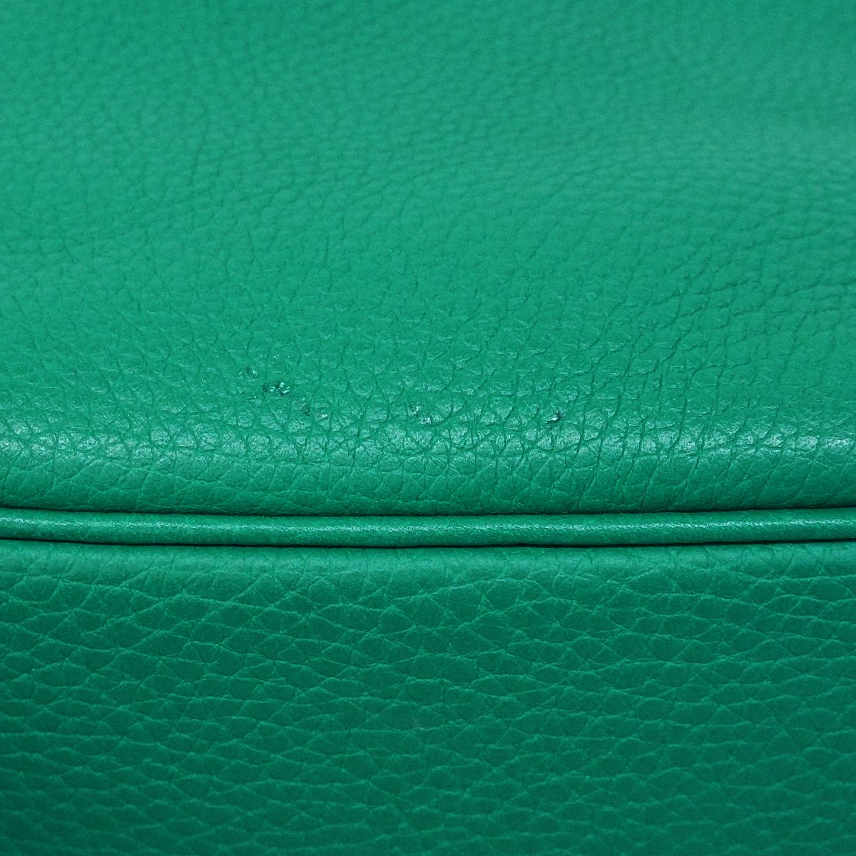 Hermes Handbag Picotin Lock PM Taurillon Clemence Vert Veloze Silver — view 9
