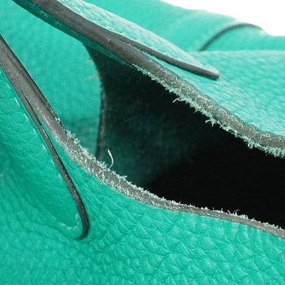 Hermes Handbag Picotin Lock PM Taurillon Clemence Vert Veloze Silver — view 6