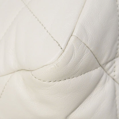 Chanel Handbag 19 Lambskin White Gold Silver 2-Way — view 9