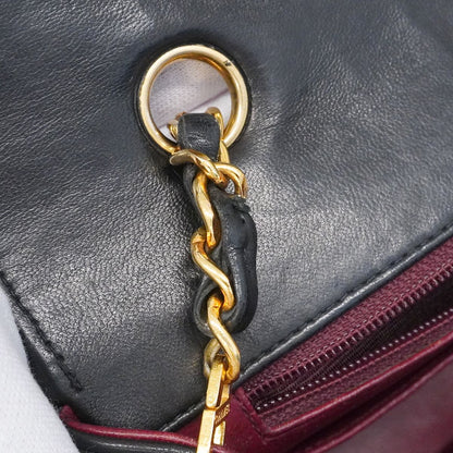 Chanel Shoulder Bag Diana Lambskin Black Gold — view 8