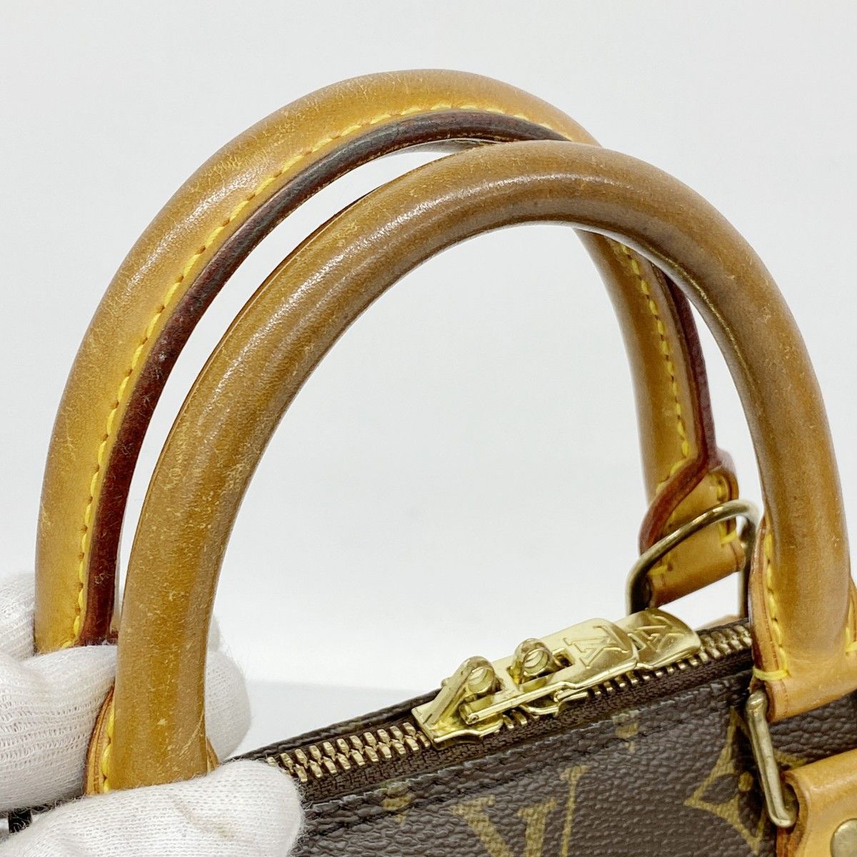 Louis Vuitton Handbag Monogram Alma Brown — view 8