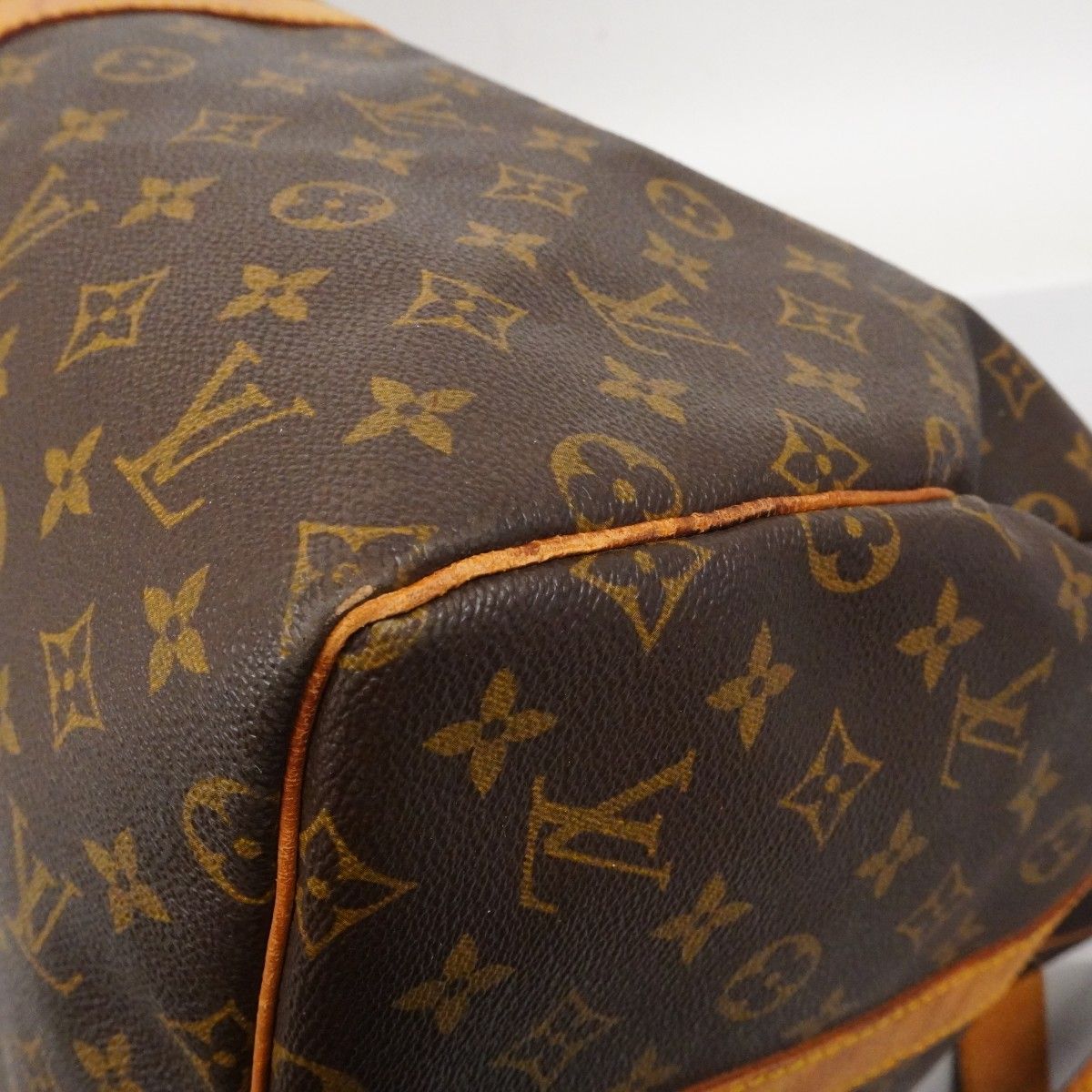Louis Vuitton Boston Bag Monogram Keepall Bandouliere 55 Brown — view 8