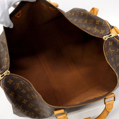 Louis Vuitton Boston Bag Monogram Keepall Bandouliere 55 Brown — view 4