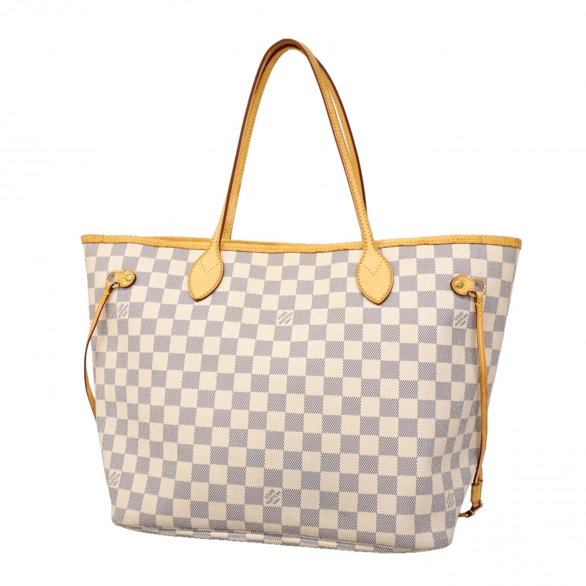 Louis Vuitton Tote Damier Azur Neverfull White