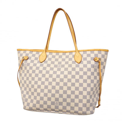 Louis Vuitton Tote Damier Azur Neverfull White