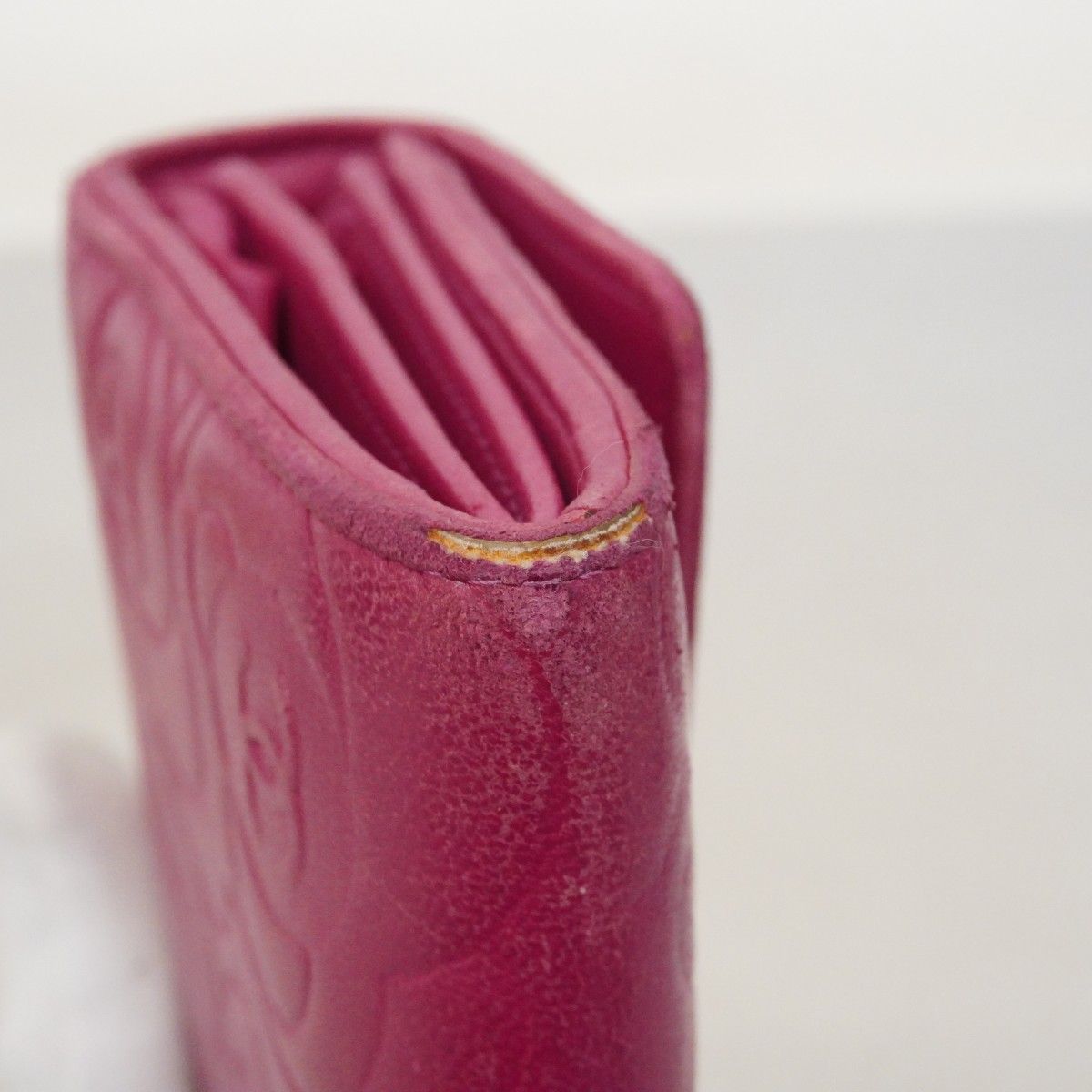 Chanel Wallet Camellia Lambskin Pink Gold — view 6