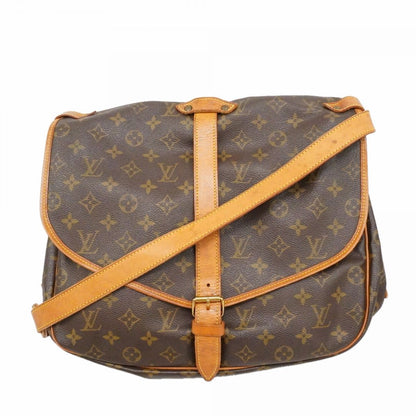 Louis Vuitton Shoulder Bag Monogram Saumur 35 Brown
