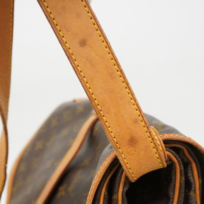 Louis Vuitton Shoulder Bag Monogram Saumur 35 Brown — view 9