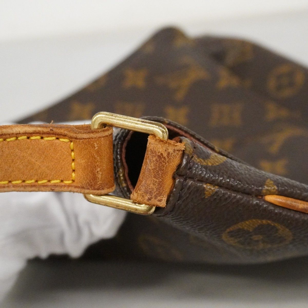 Louis Vuitton Shoulder Bag Monogram Musette Tango Short Strap Brown — view 7