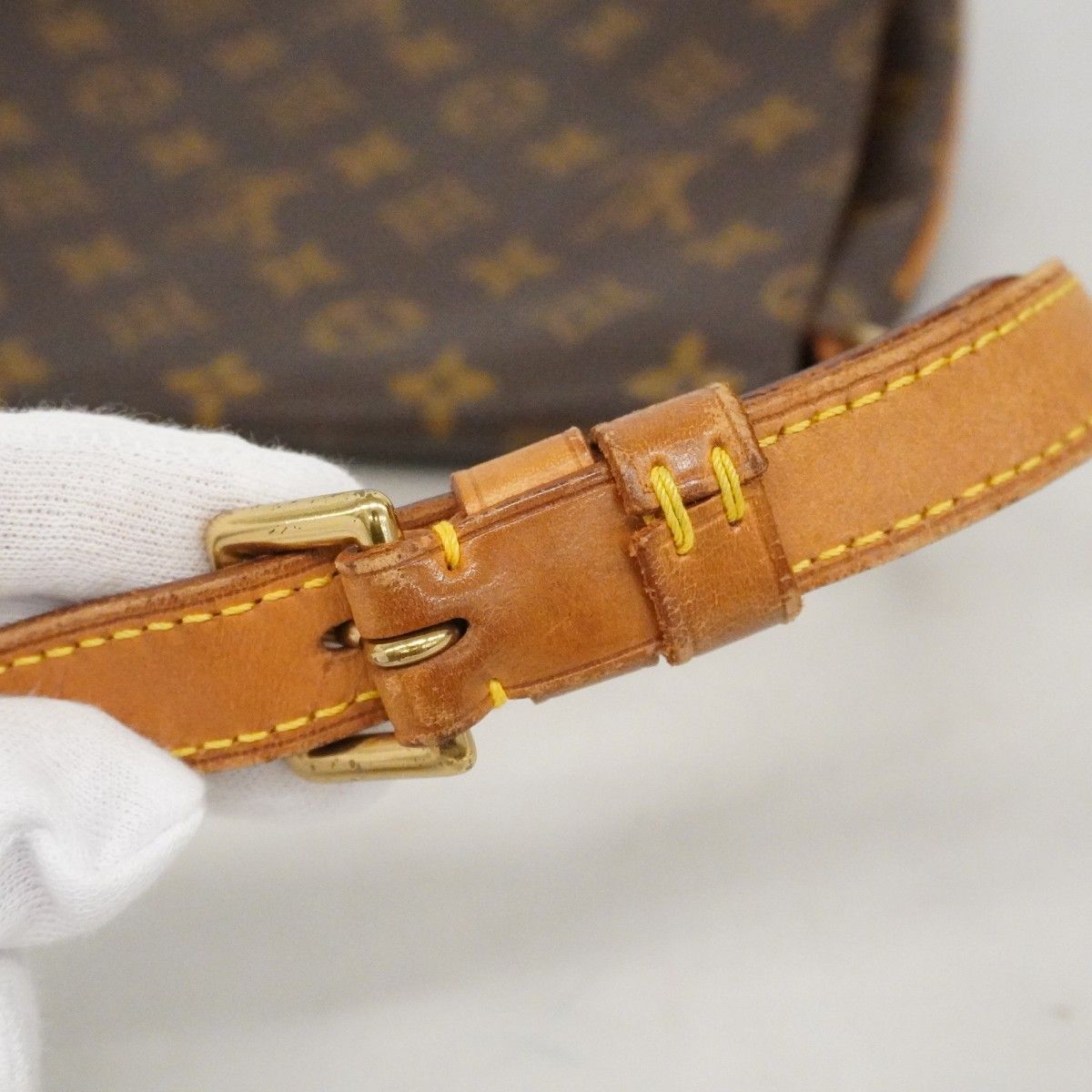 Louis Vuitton Shoulder Bag Monogram Musette Tango Short Strap Brown — view 9