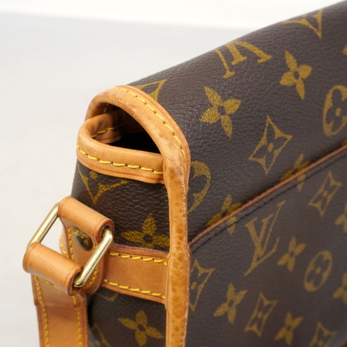 Louis Vuitton Shoulder Bag Monogram Sologne Brown — view 7